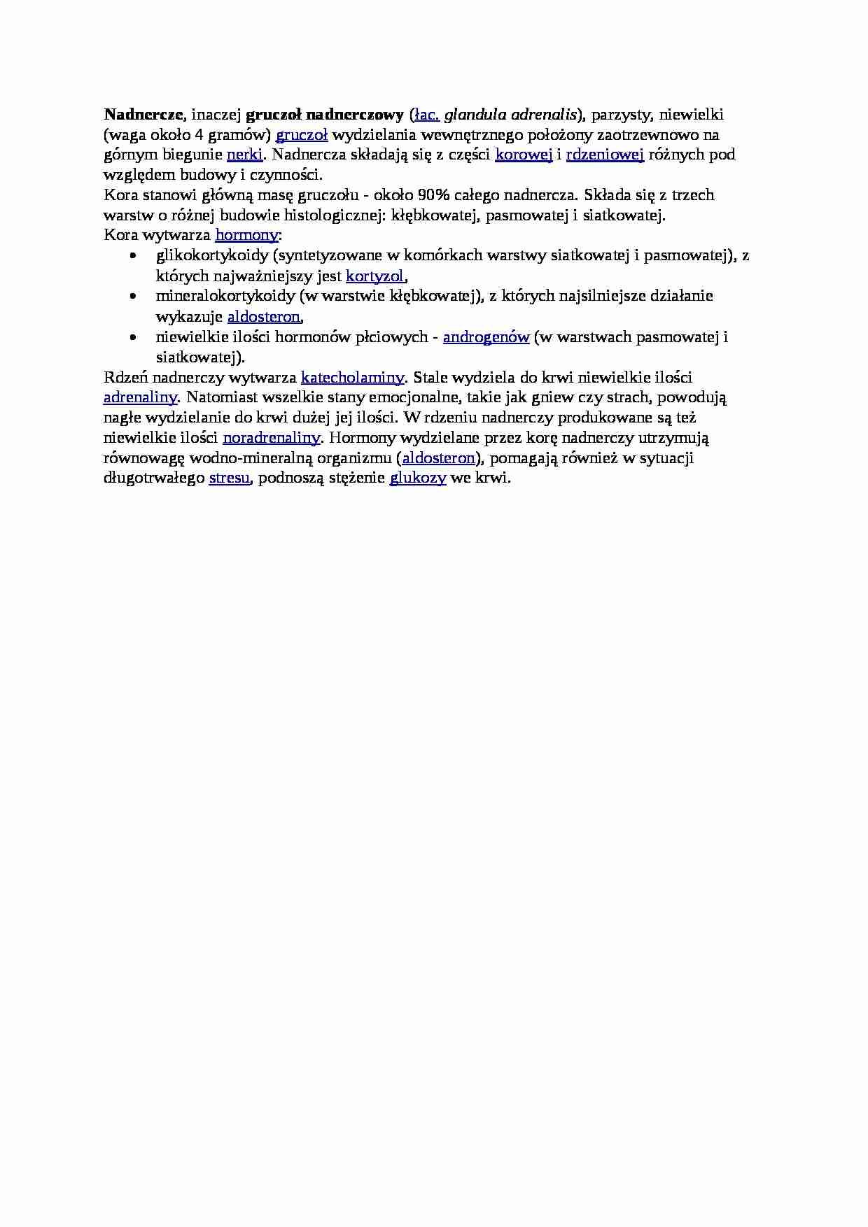 Nadnercze - omówienie - strona 1