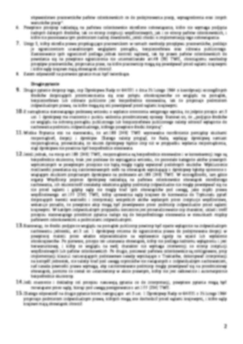 Prawo instytucjnalne Unii Europejskie - wyrok - strona 2