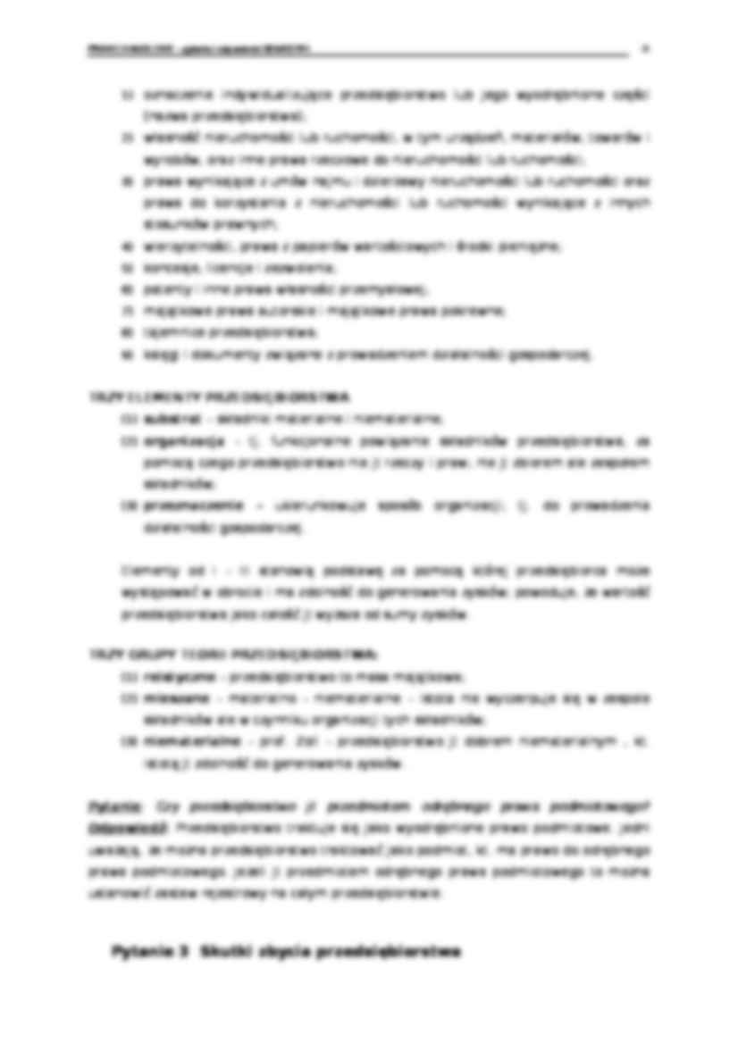 Prawo handlowe - firma - omówienie  - strona 3