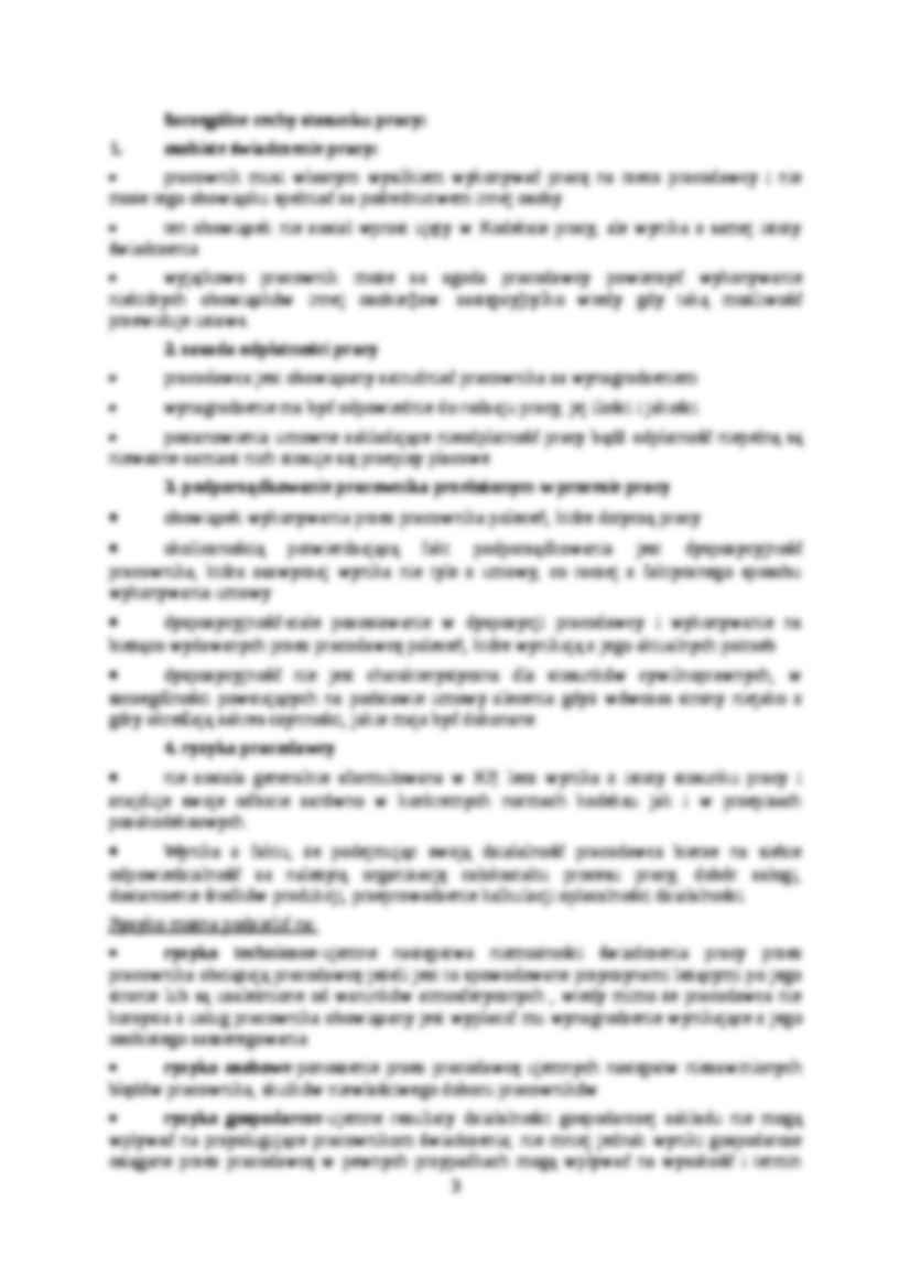 Prawo pracy - opracowanie zagadnień - strona 3