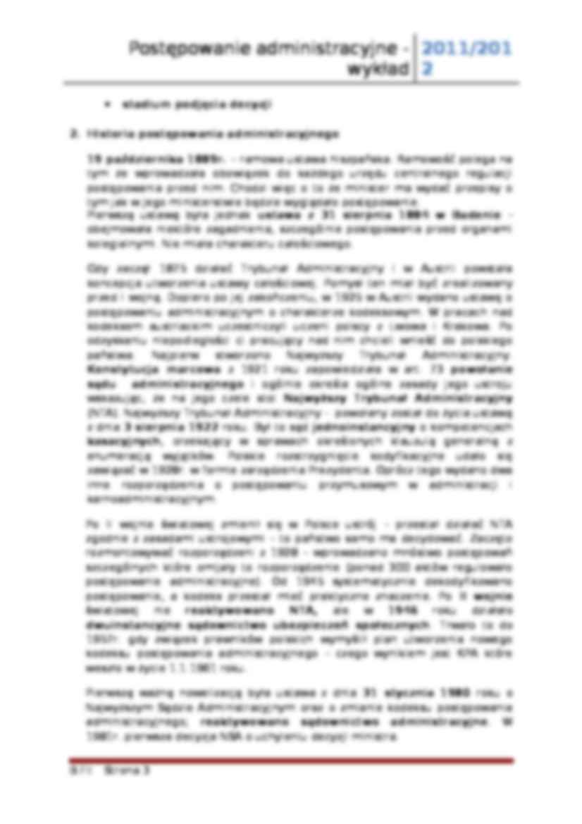 Postępowanie administracyjne - wykłady  - strona 3