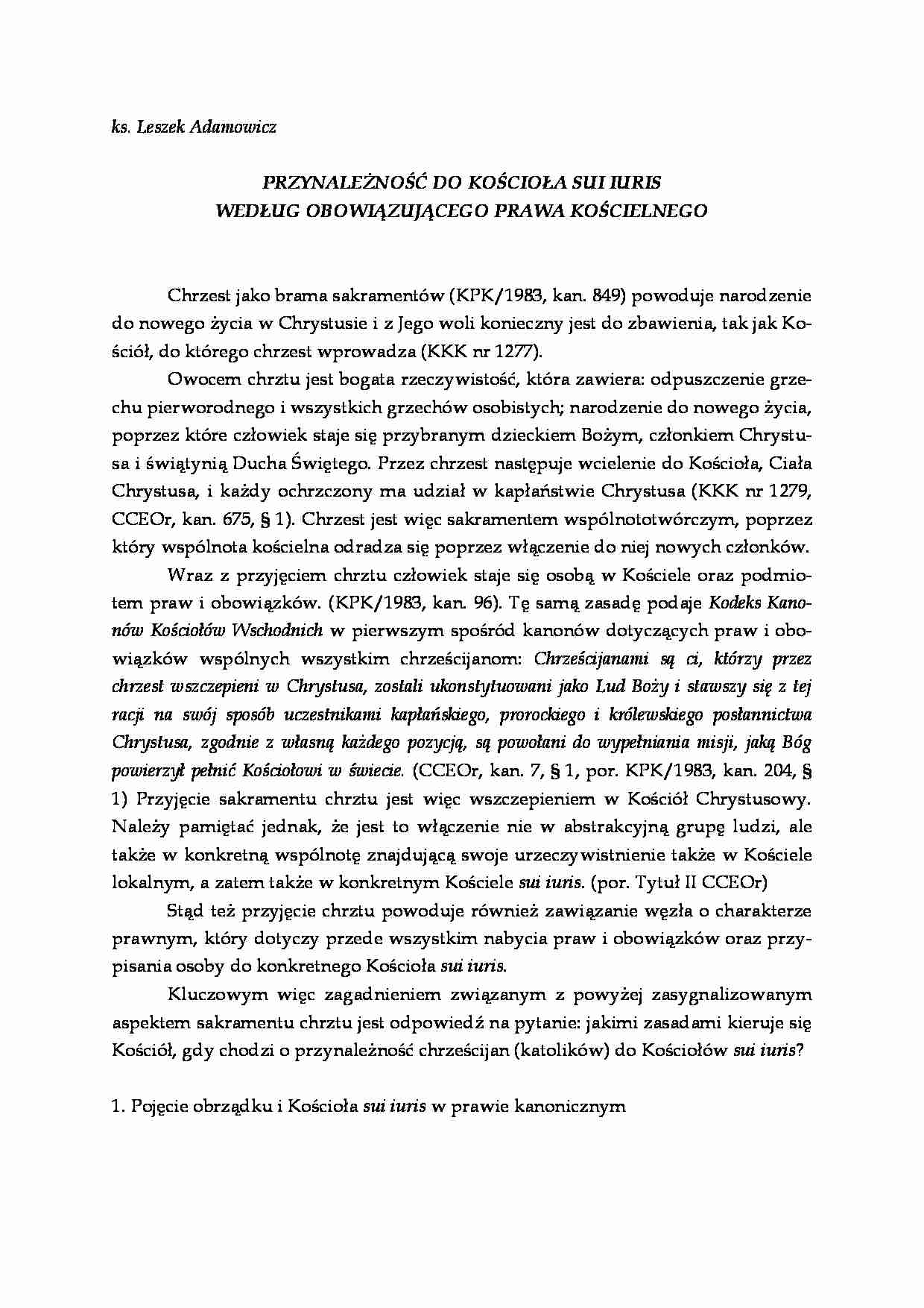 Obrządek - omówienie  - strona 1