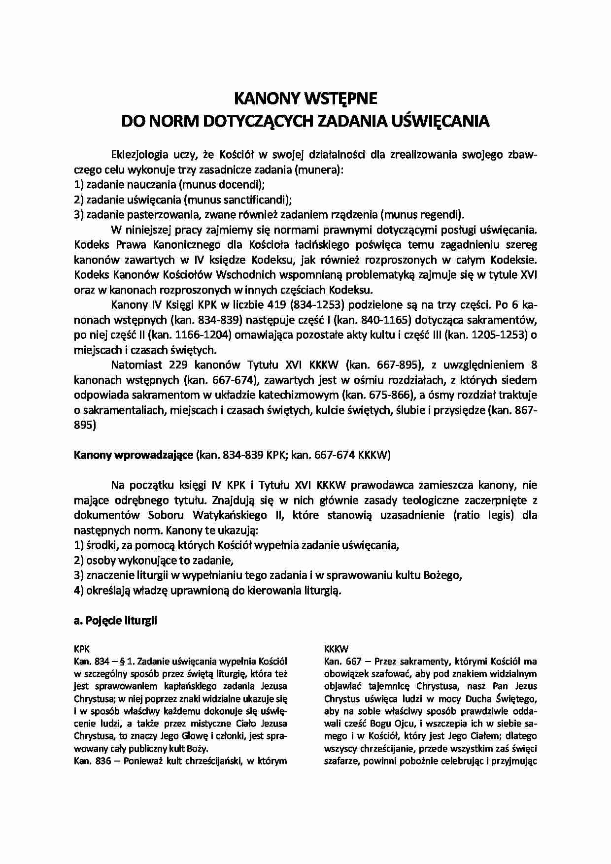 Wstęp  do sakramentów - strona 1