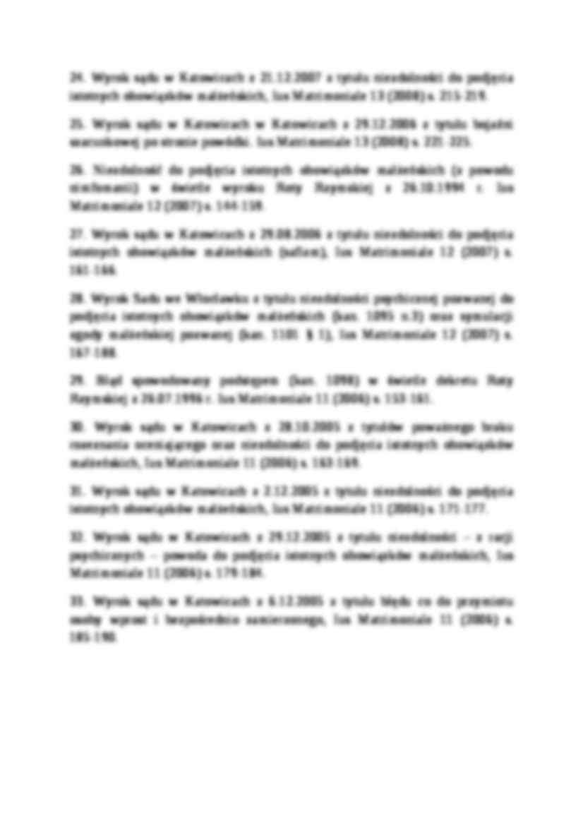 Spis orzeczeń - omówienie - strona 3