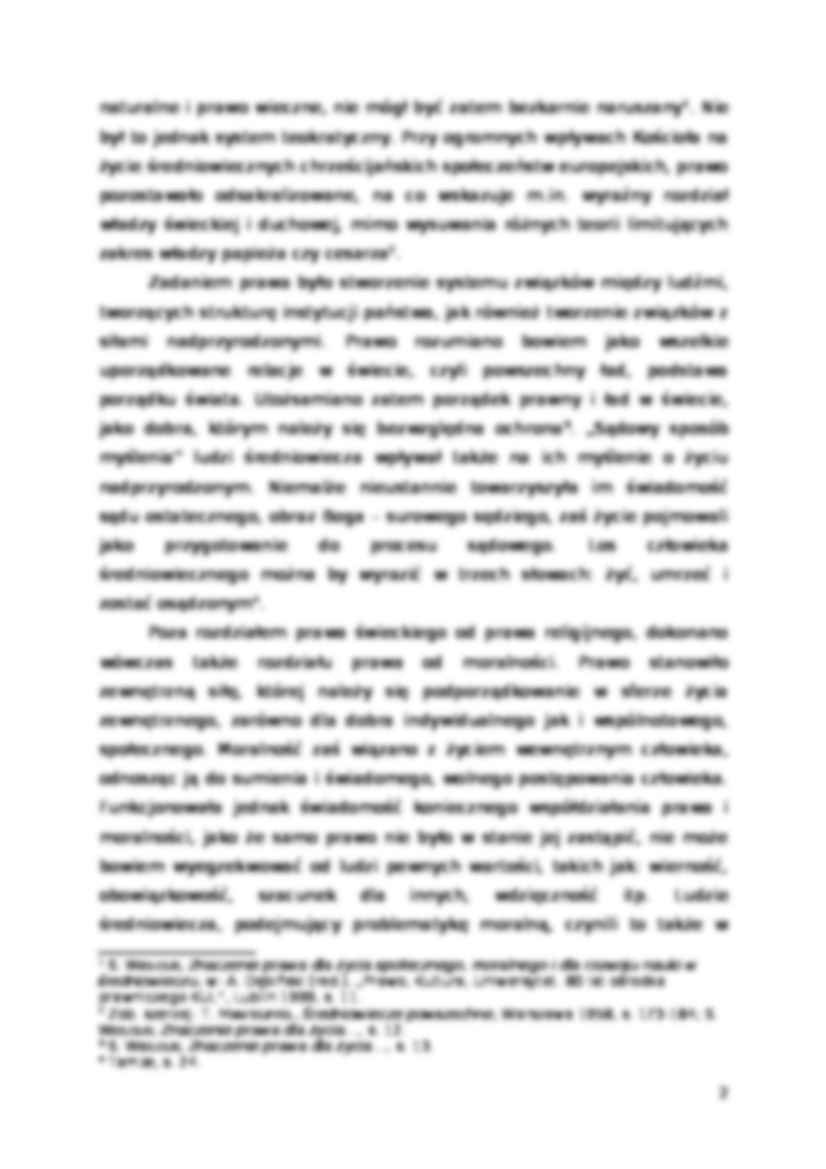 Prawo średniowieczne a styl życia - strona 2