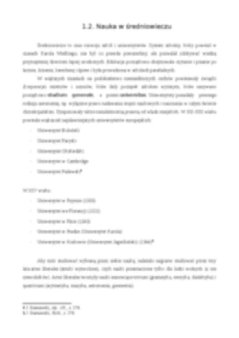 Średniowiecze a rozwój uniwersytetów - strona 3