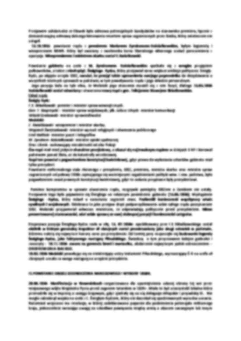 Historia Polski - wykład, 2sem - J. Piłsudski w dziejach II RP. - strona 3