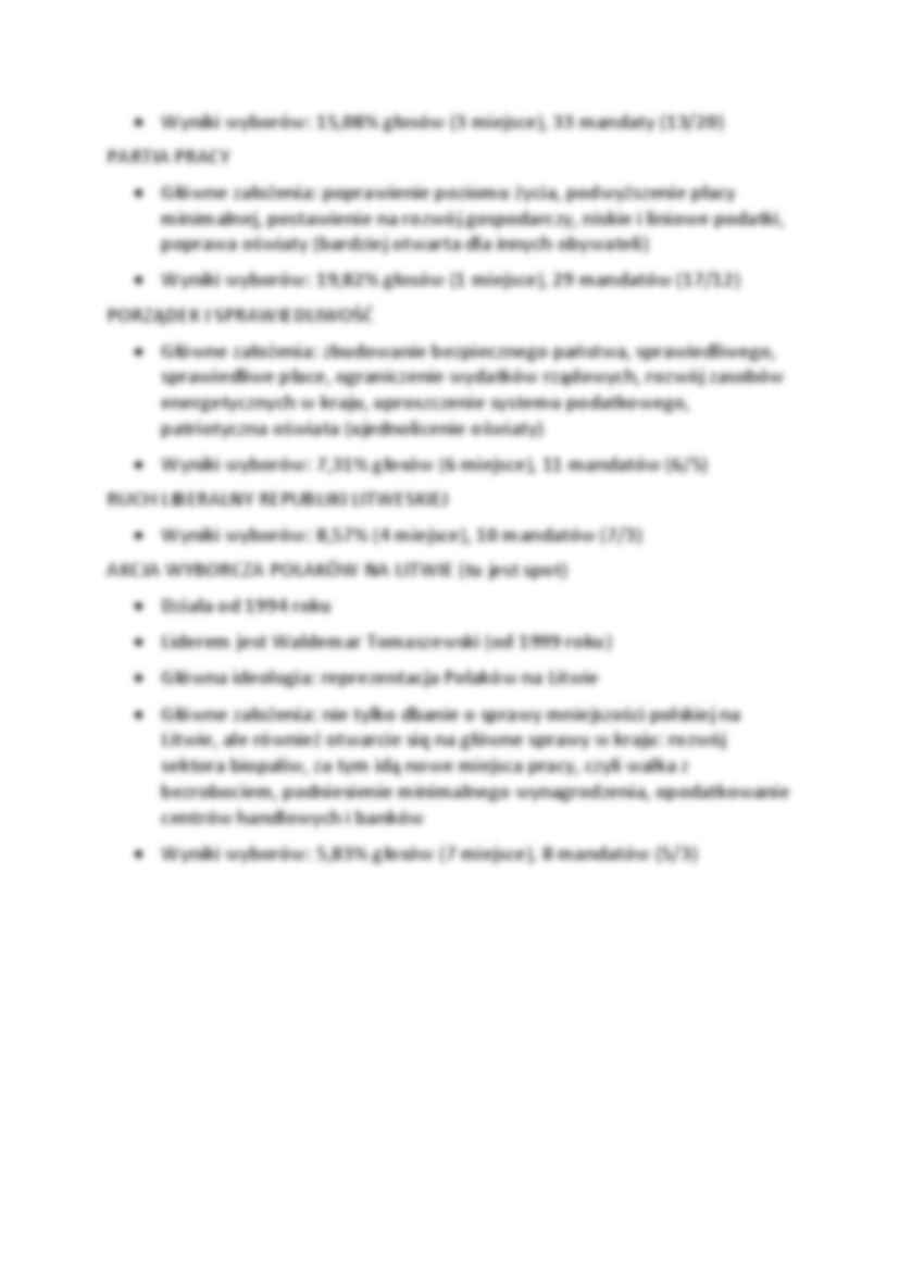 Litwa system polityczny - wykład - strona 3