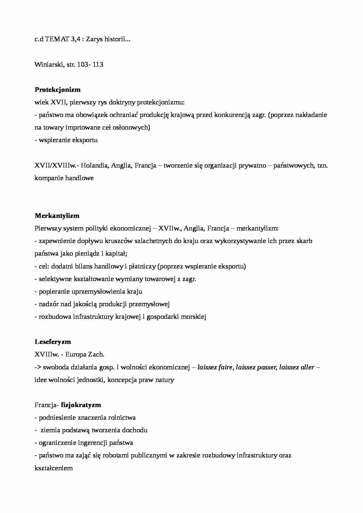 Wykład - zarys historii - strona 1