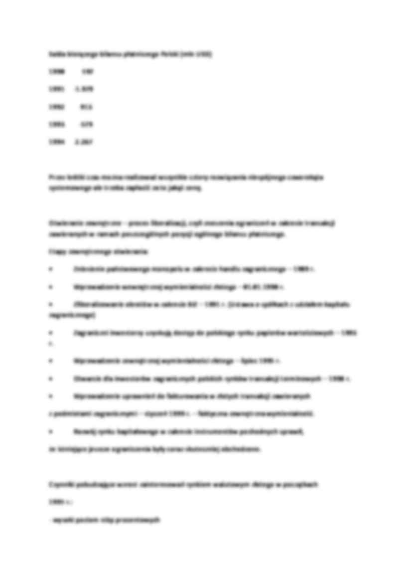 Wykład - program stabilizacyjny L. Balcerowicza - strona 2