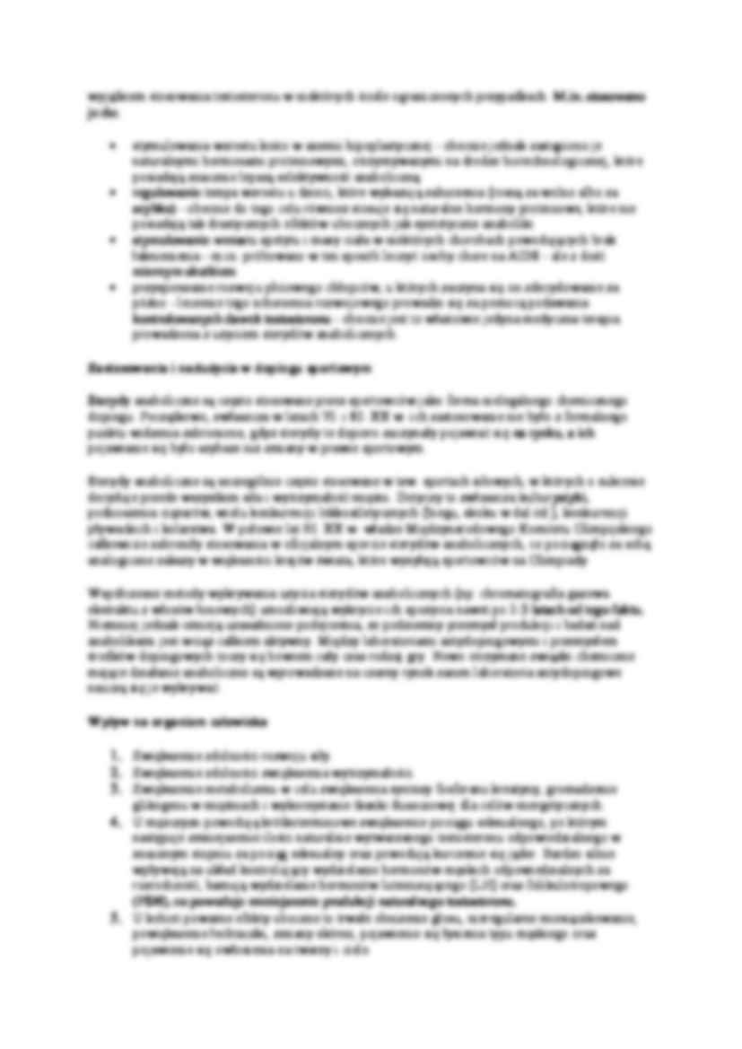 Sterydy anaboliczne- omówienie - strona 2