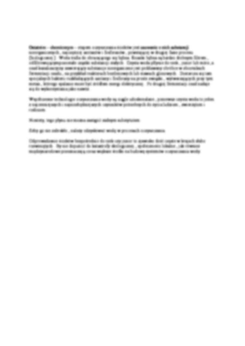 Oczyszczanie ścieków - omówienie  - strona 2