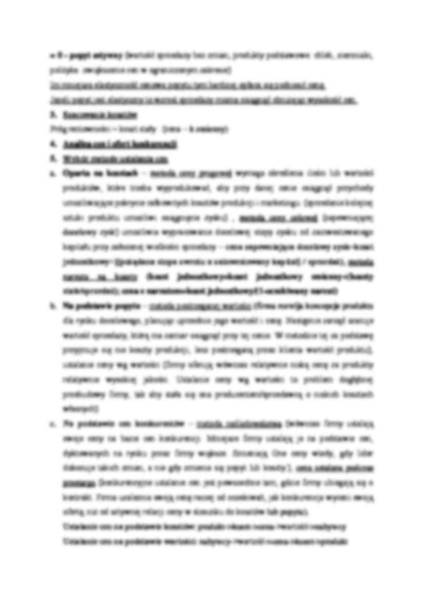 Marketing  - omówienie  (sem III) - strona 3