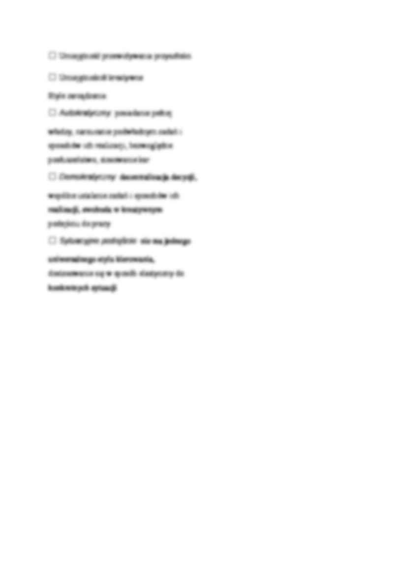 Kadra menedżerska, ( sem. IV) - strona 2