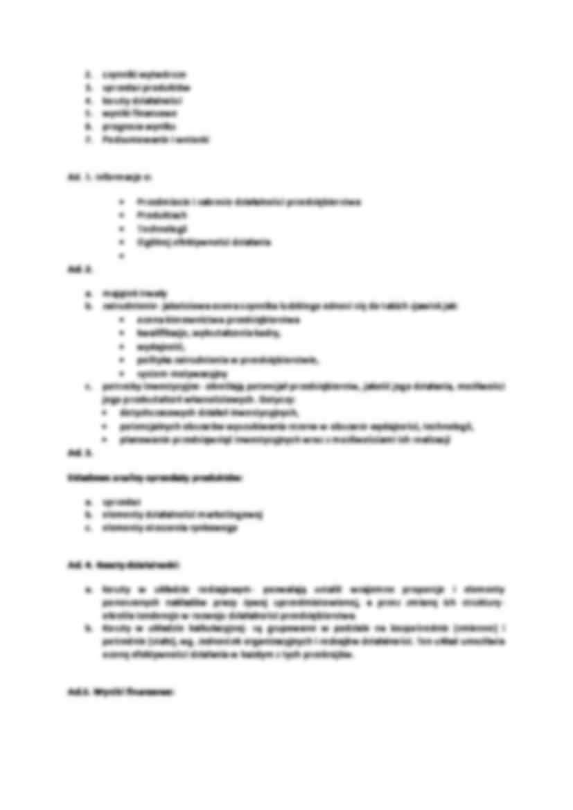 Analiza ekonomiczno-finansowa, wykład 2 (SEM IV) - strona 3