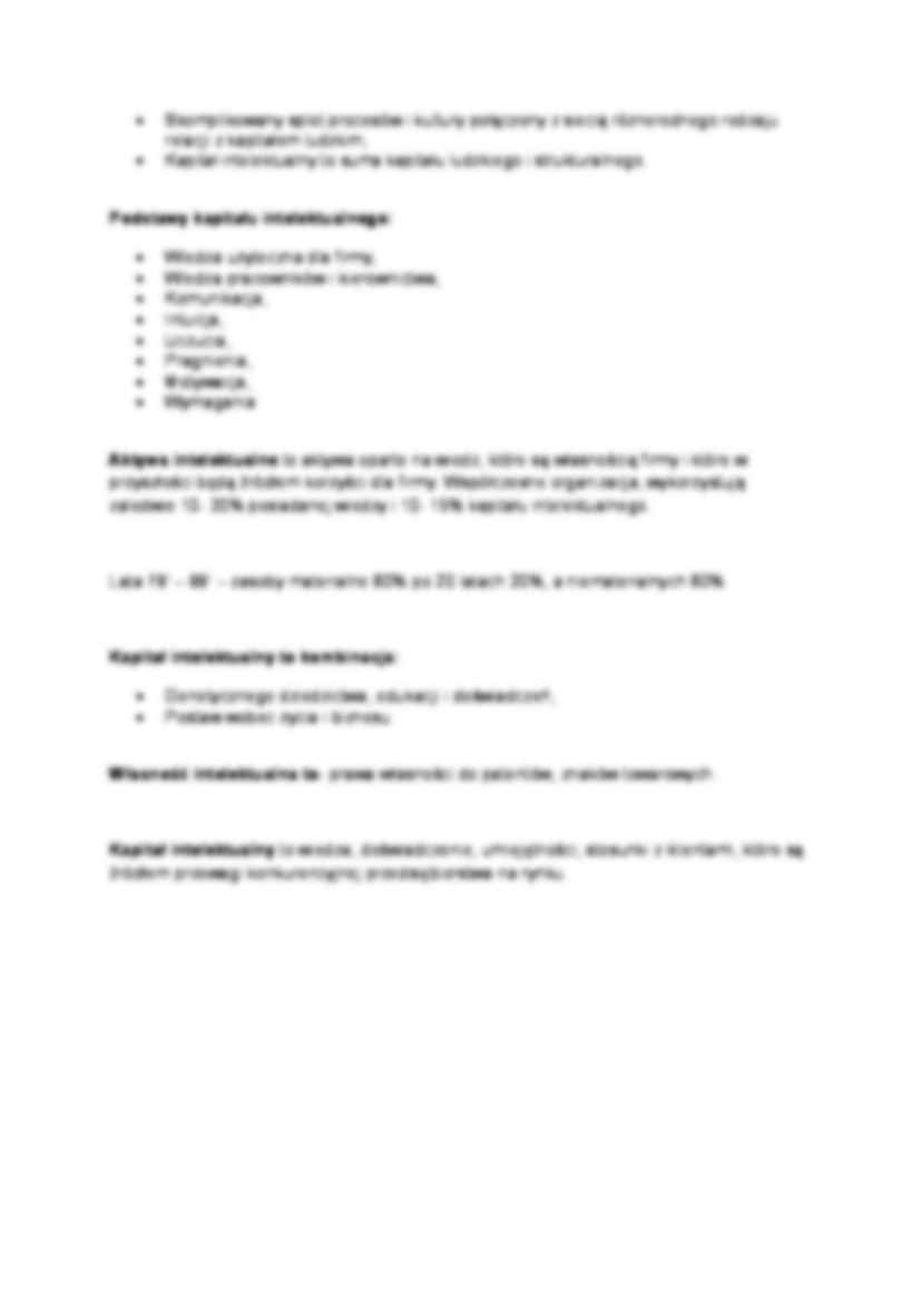 Kapitał intelektualny - wykład 1, (sem IV) - strona 3