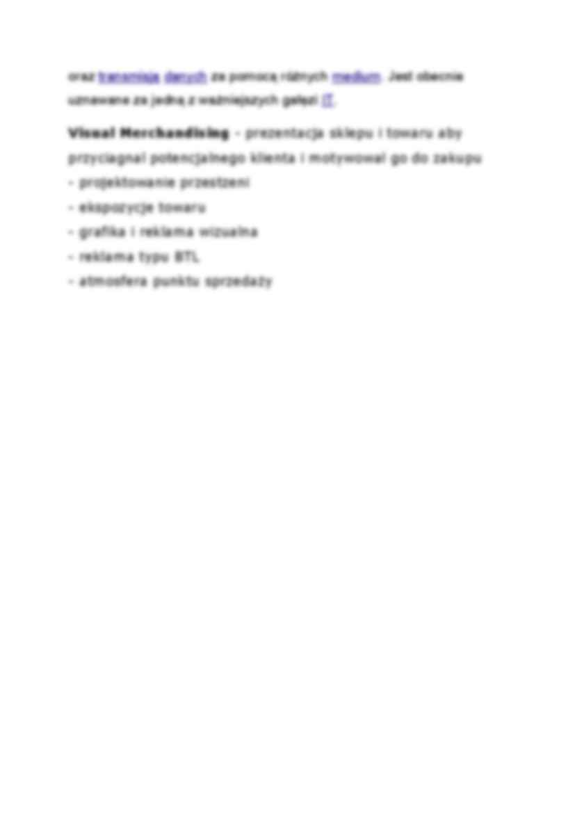 Marketing usług - wykład 21 (sem.VI) - strona 3