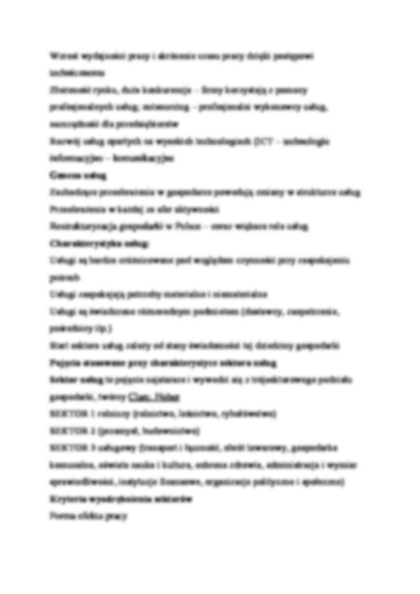 Marketing usług - wykład 1 (sem.VI) - strona 2