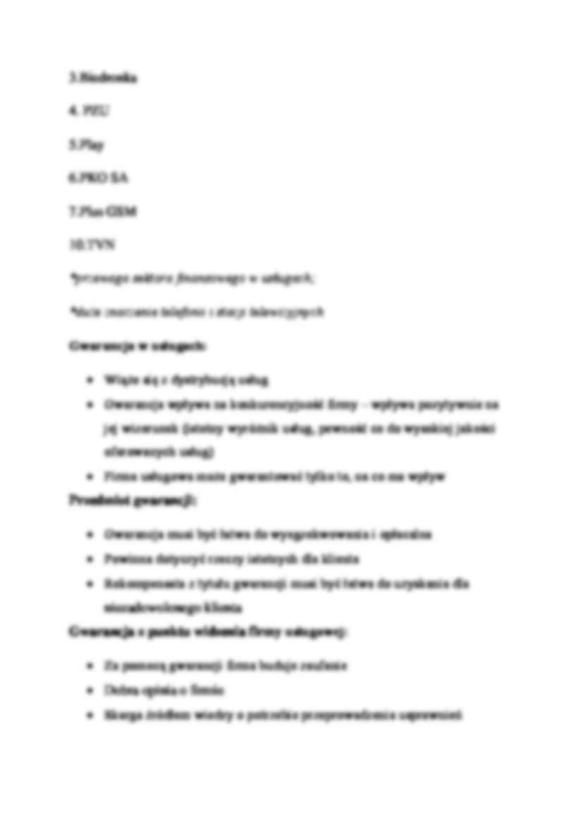 Marketing usług - wykład 13 (sem.VI) - strona 3
