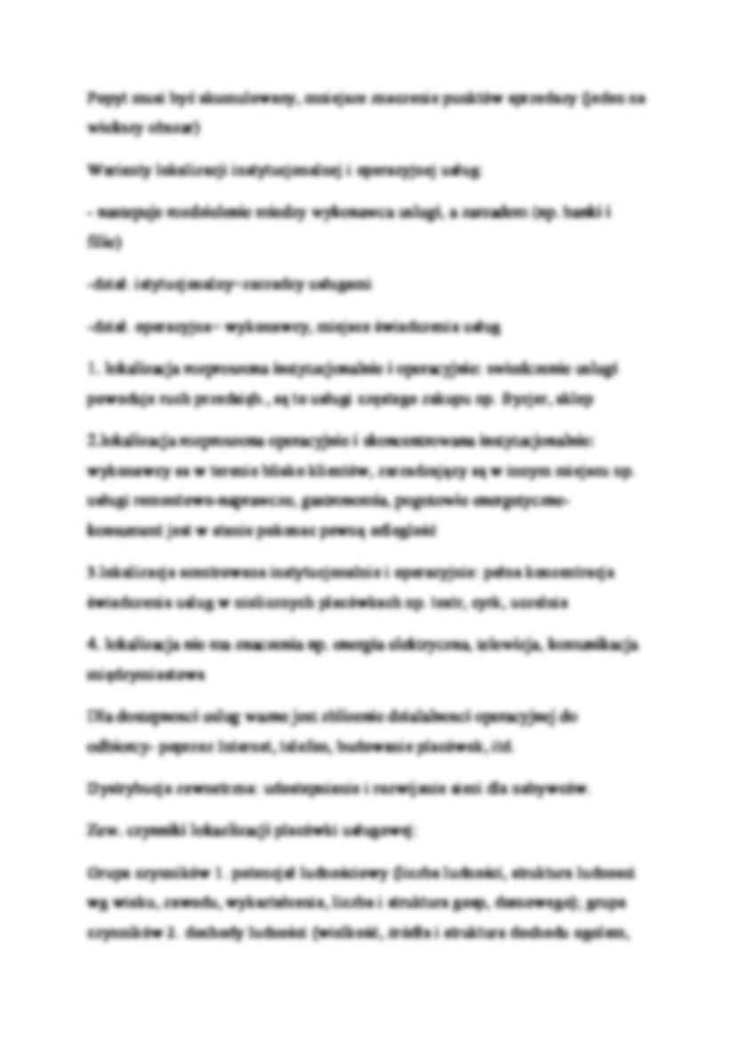 Marketing usług - wykład 17 (sem.VI) - strona 2