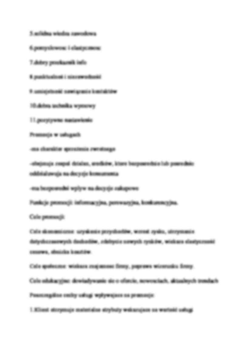 Marketing usług - wykład 18 (sem.VI) - strona 3