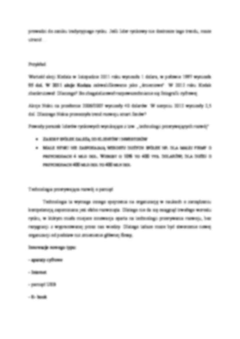 Zarządzanie wiedzą i ochrona własności intelektualnej - wykład 18 - strona 2