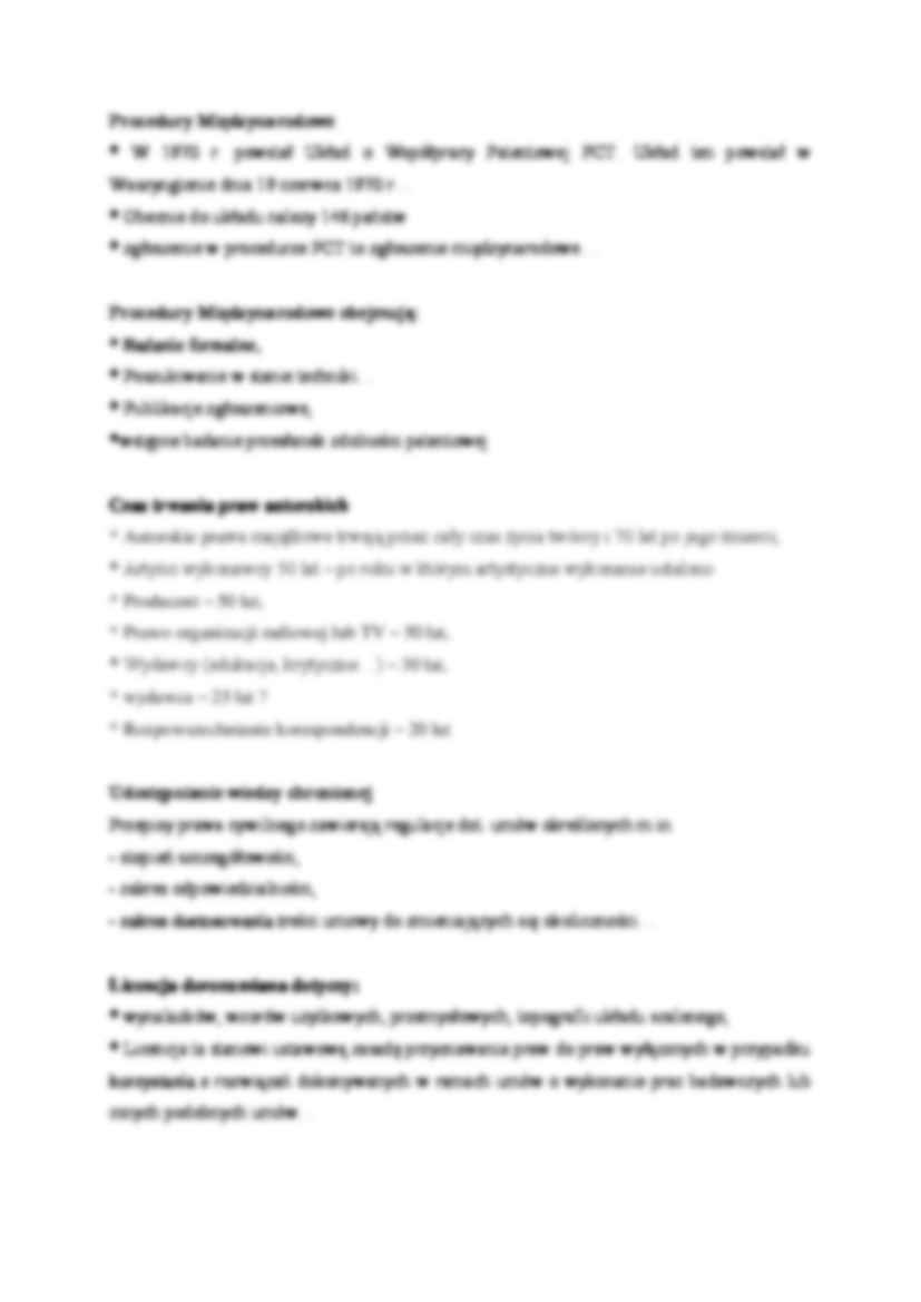 Zarządzanie wiedzą i ochrona własności intelektualnej - wykład 23 - strona 2