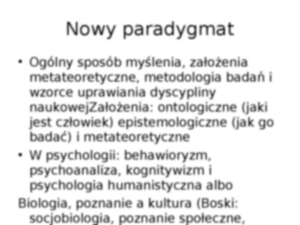 Psychotransgresjonizm i metaklinicza psychologia sensu - prezentacja. - strona 3