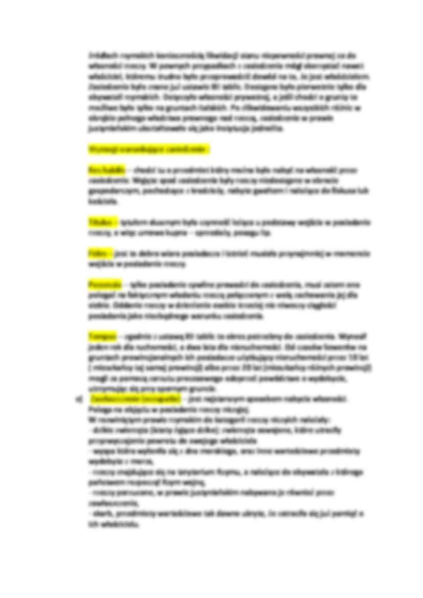 Wymogi warunkujące zasiedzenie - wykład. - strona 2