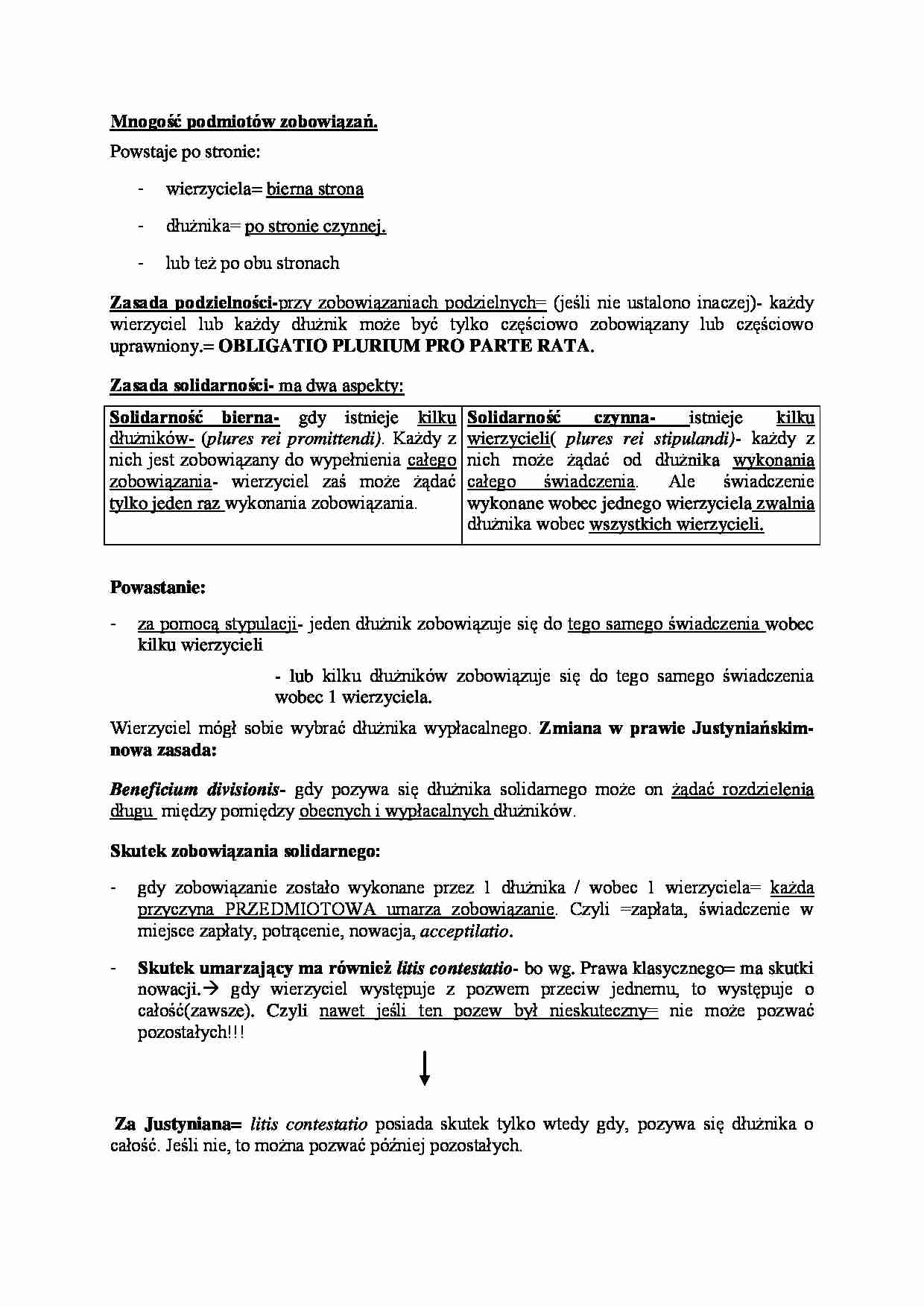 Podmioty zobowiązań i skutek zobowiązania solidarnego - omówienie. - strona 1