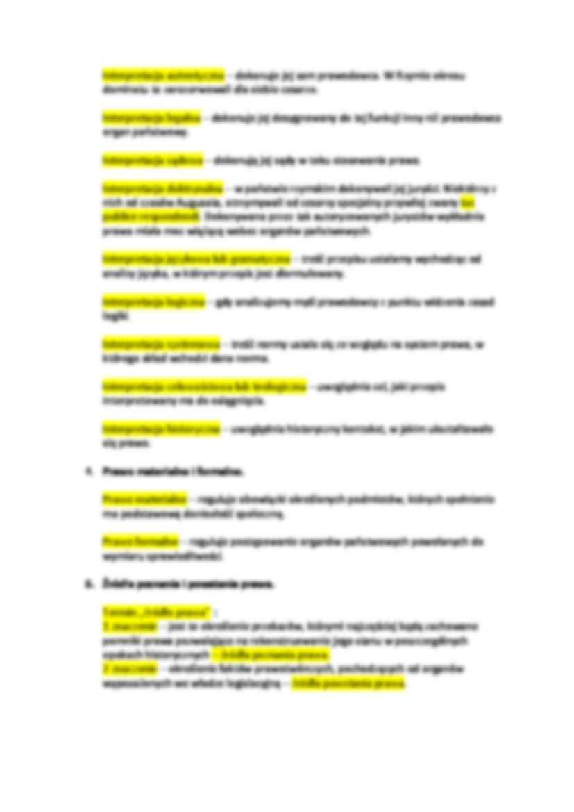 Prawo w znaczeniu przedmiotowym i podmiotowym - omówienie. - strona 2