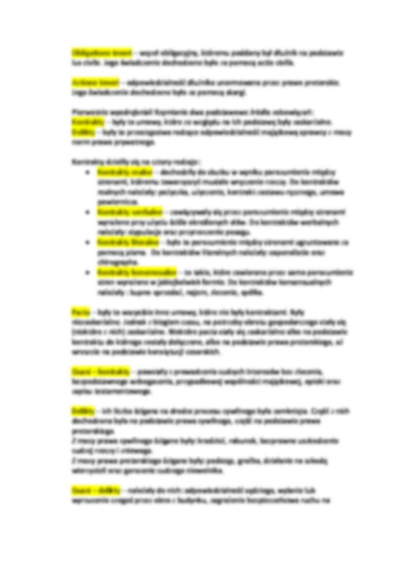 Okres zemsty prywatnej i kompozycji dobrowolnej jako źródła zobowiązań - omówienie. - strona 2