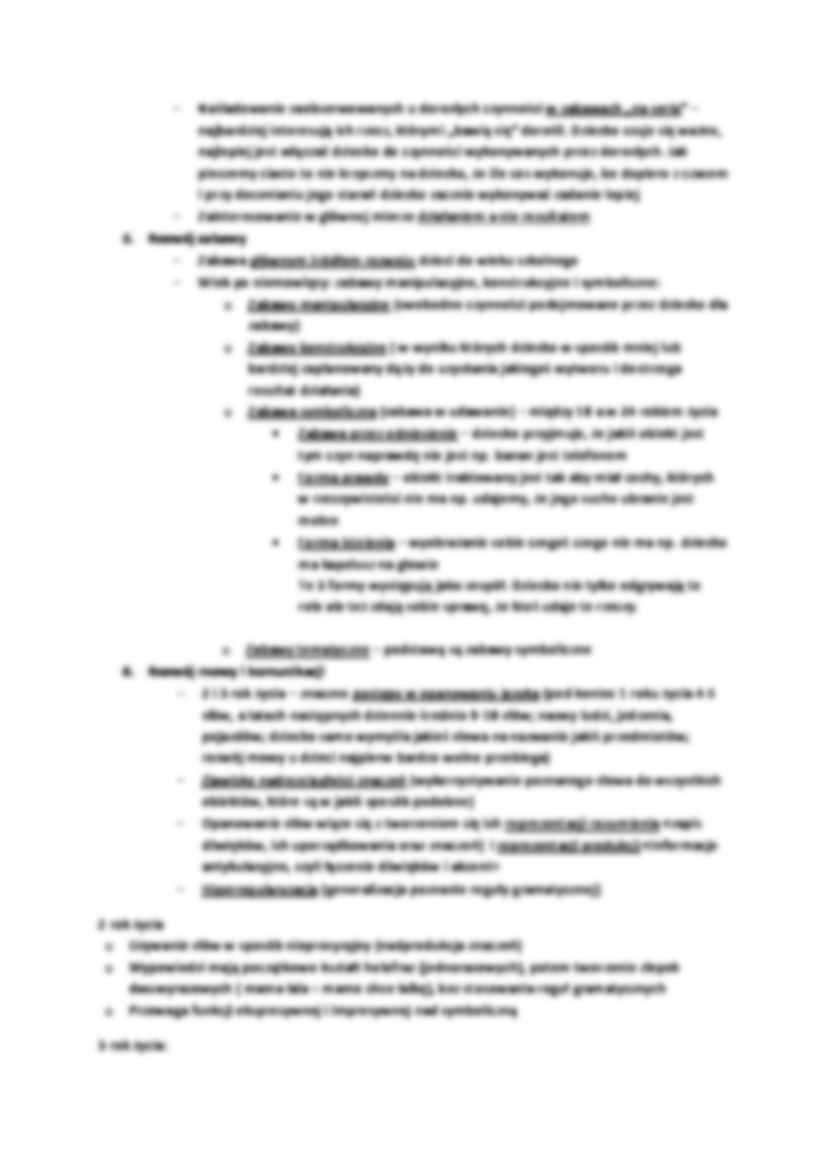 Okres po niemowlęcy - omówienie - strona 2