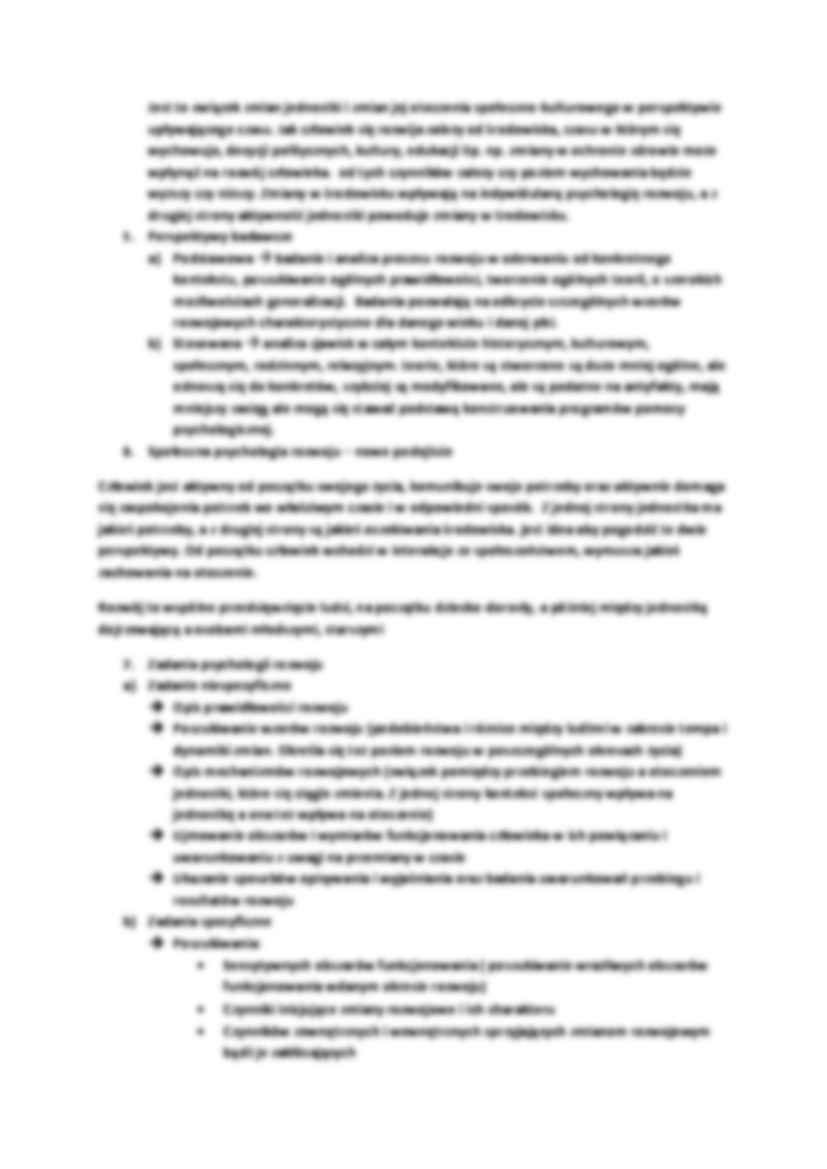 Psychologia rozwoju - omówienie - strona 2