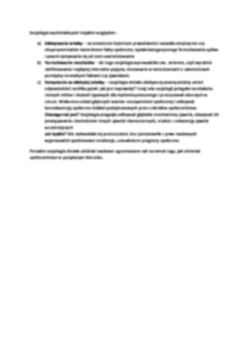 Socjologia edukacji -  wprowadzenie do socjologii - strona 2