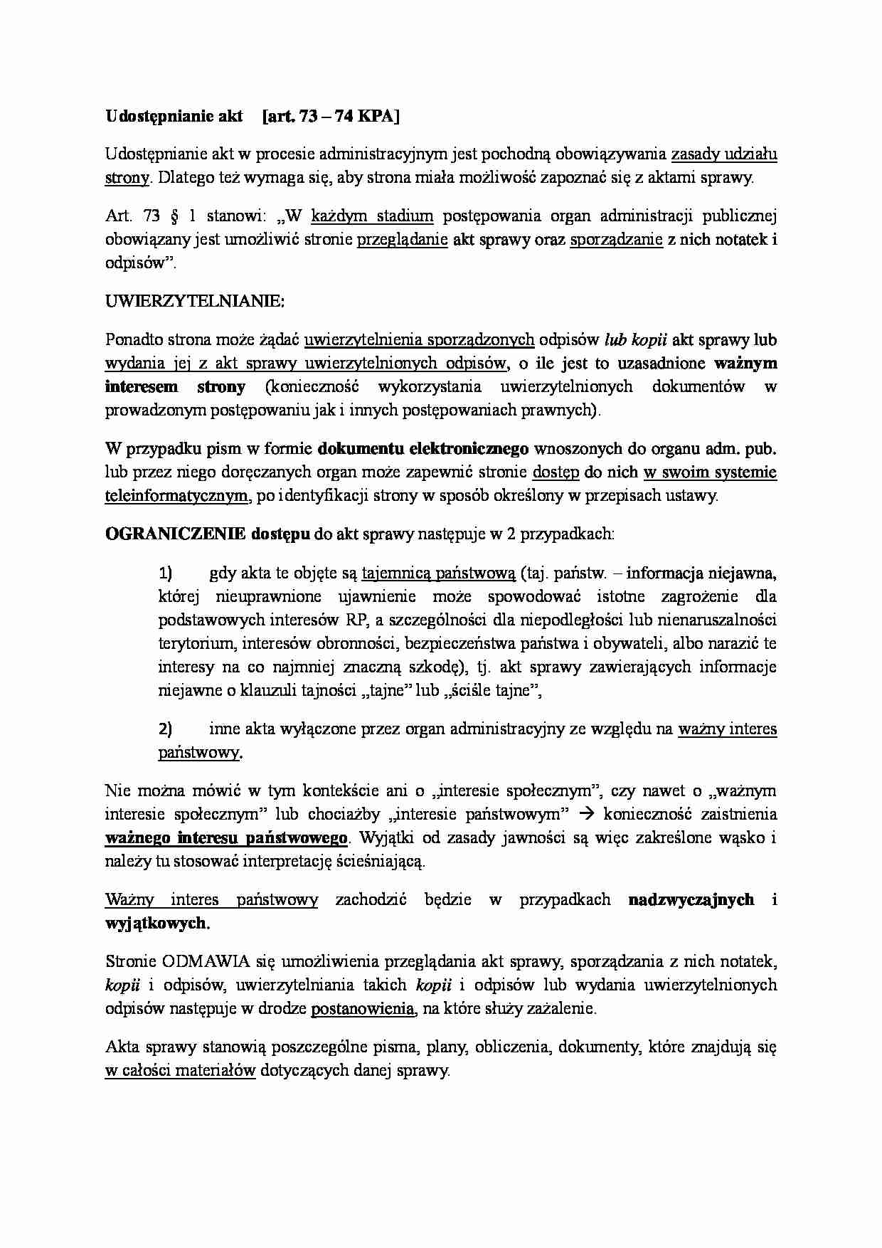 Udostępnianie akt - omówienie - strona 1