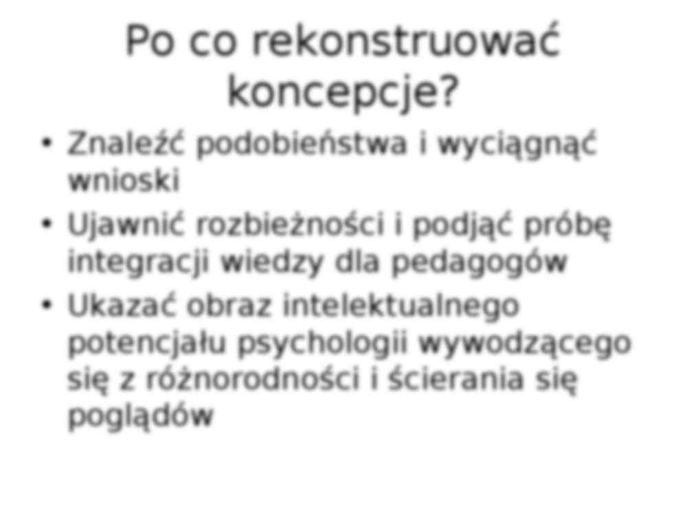 Psychologiczne podstawy edukacji - wykład 2 - strona 3