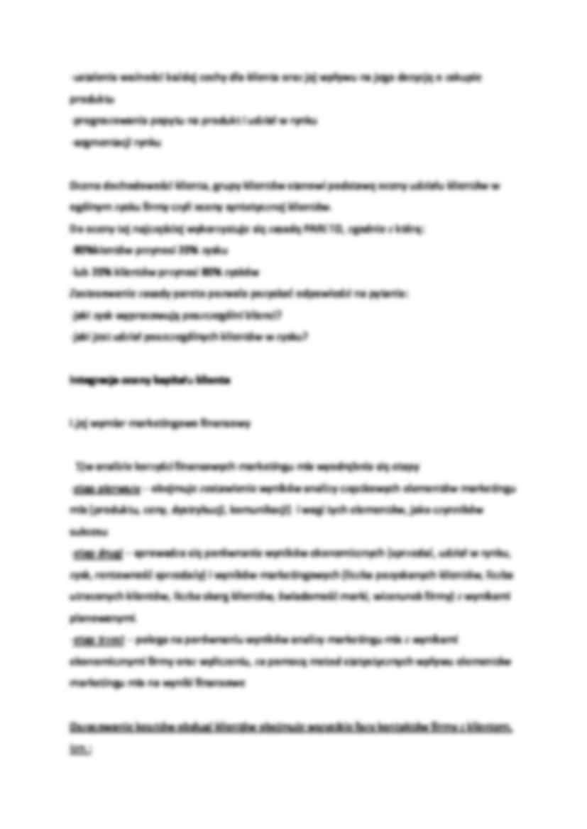 Zarządzanie relacjami z klientem - wykład 14 - strona 2