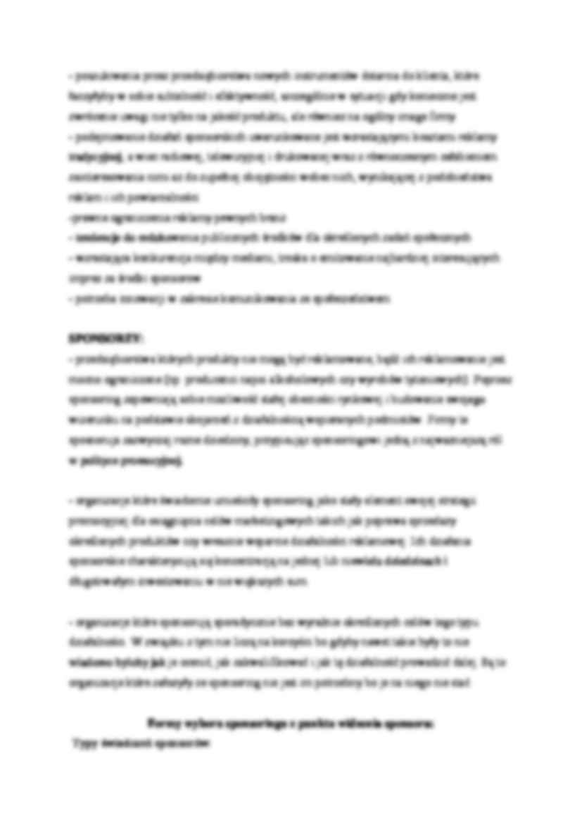 Sponsoring,(sem. V) - strona 2