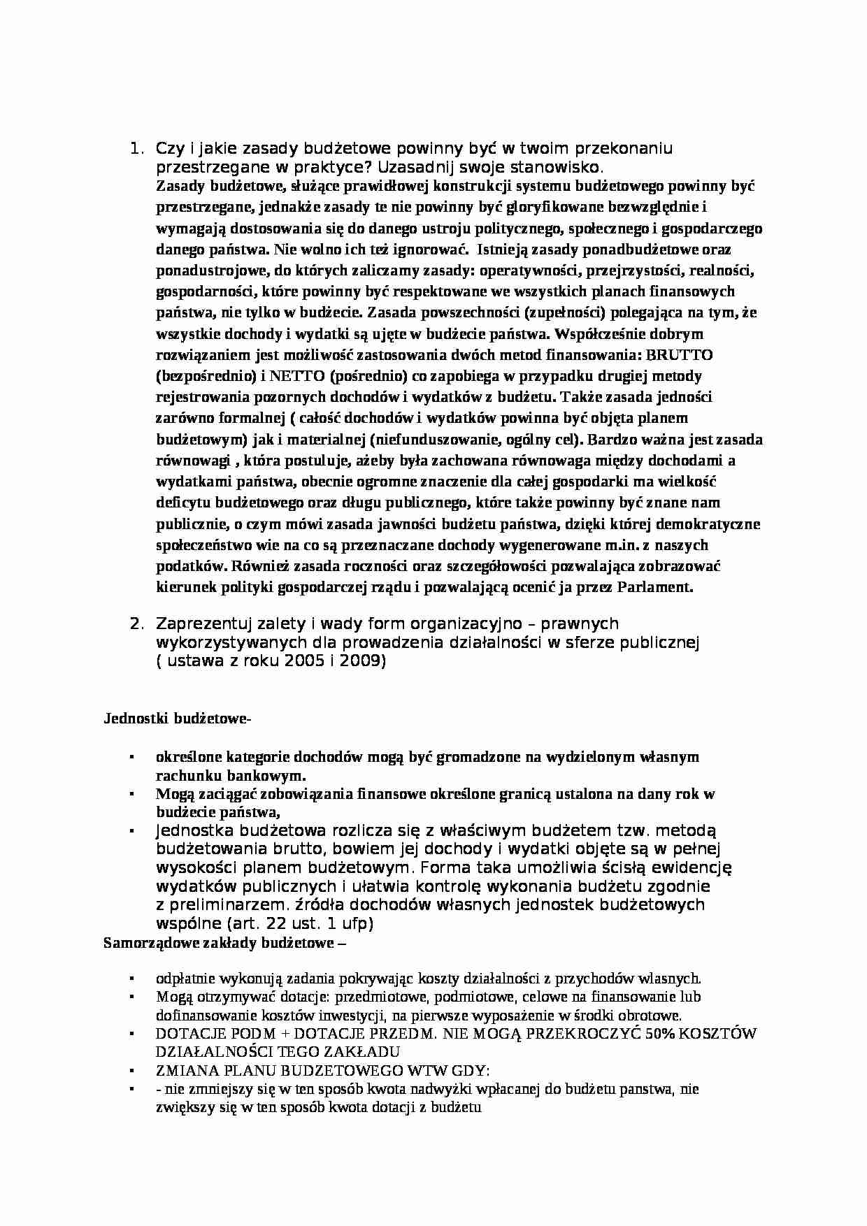 finanse publiczne pyt i odp wykład - strona 1