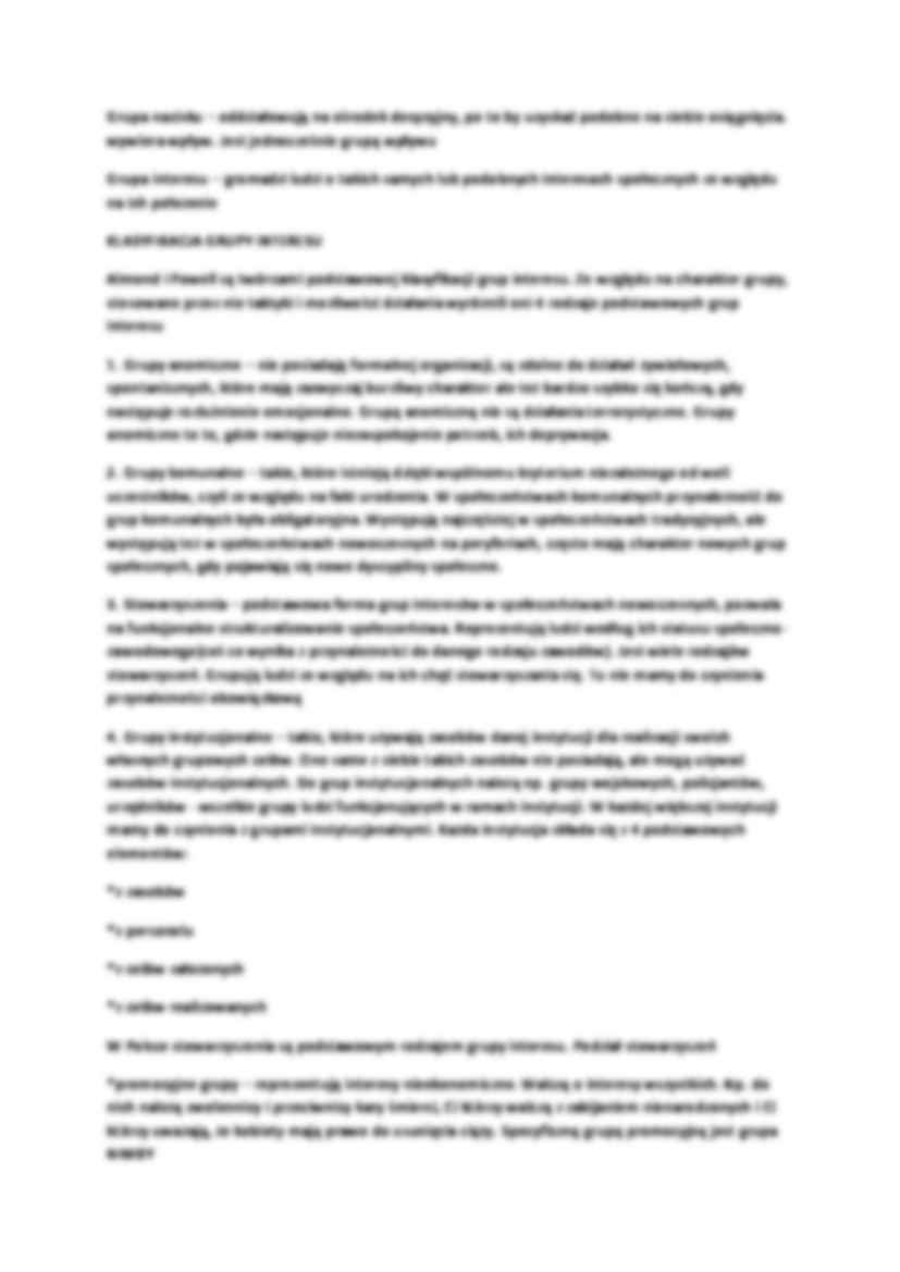 Grupy interesu i nacisku-opracowanie - strona 2