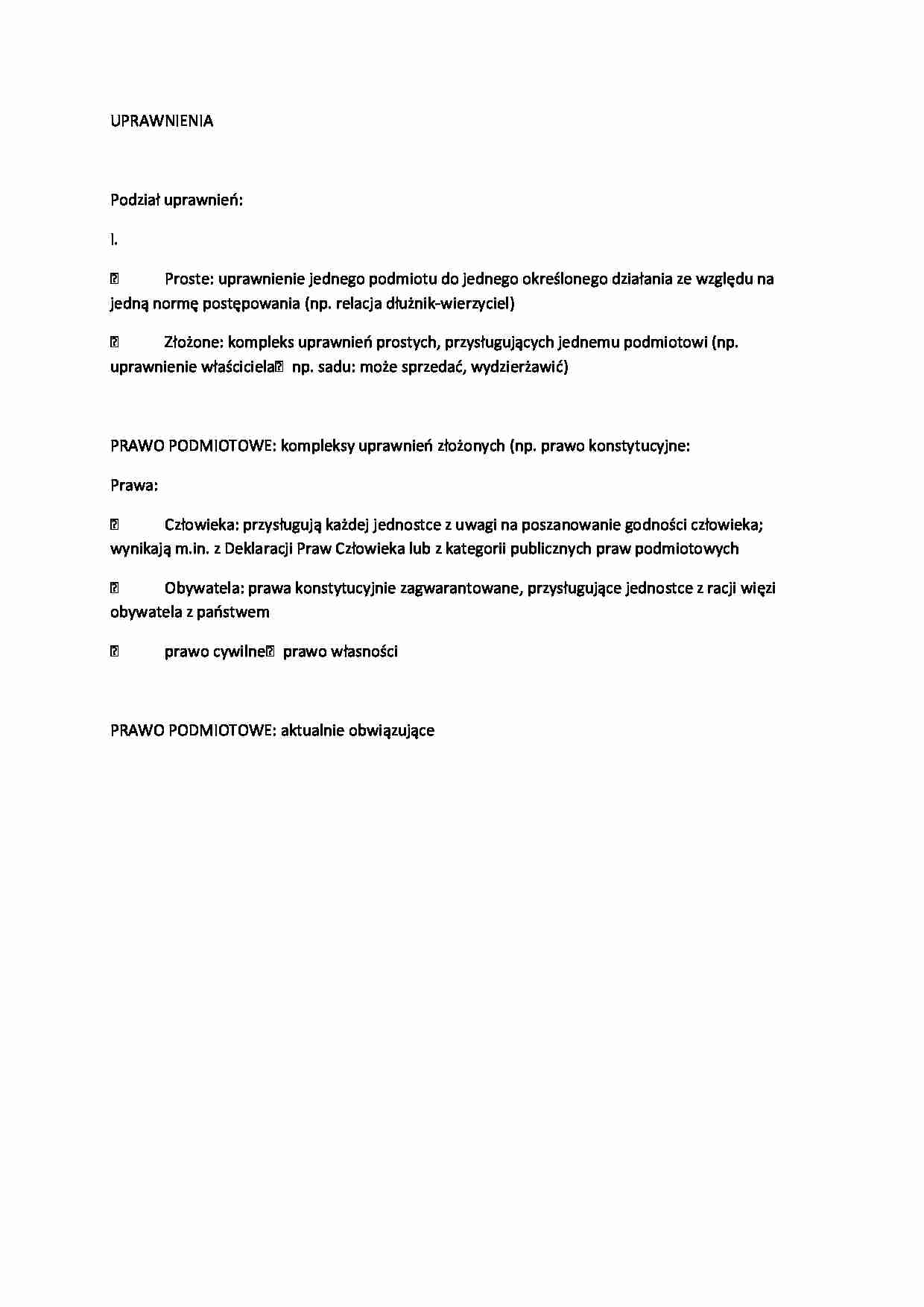 Uprawnienia-opracowanie - strona 1