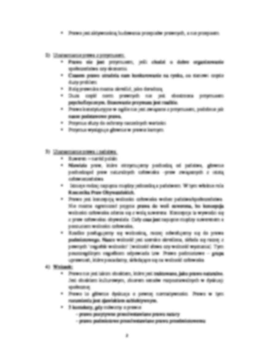 Wstęp do prawoznawstwa - skrypt - strona 2