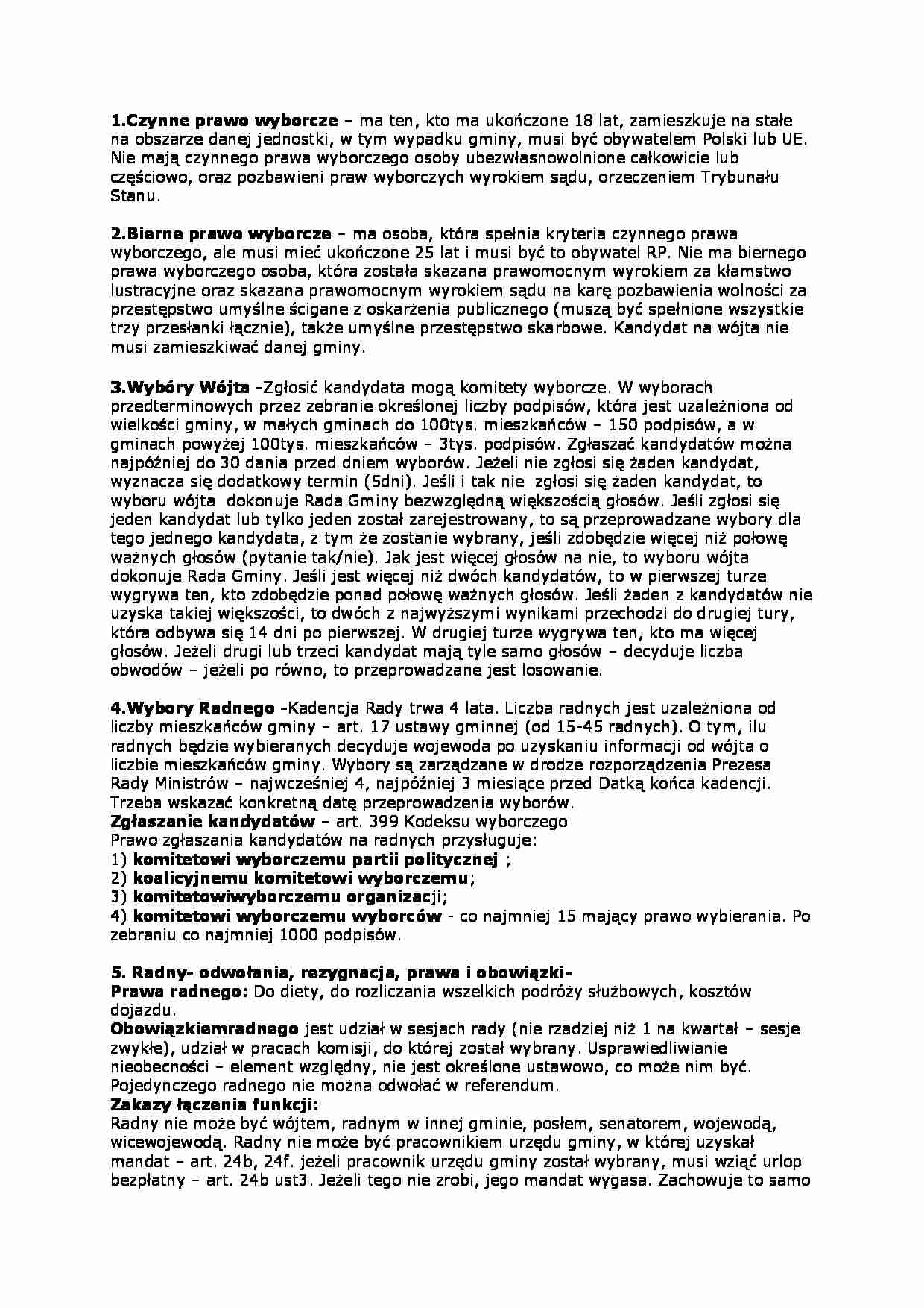 Administracja publiczna - ćwiczenia - strona 1