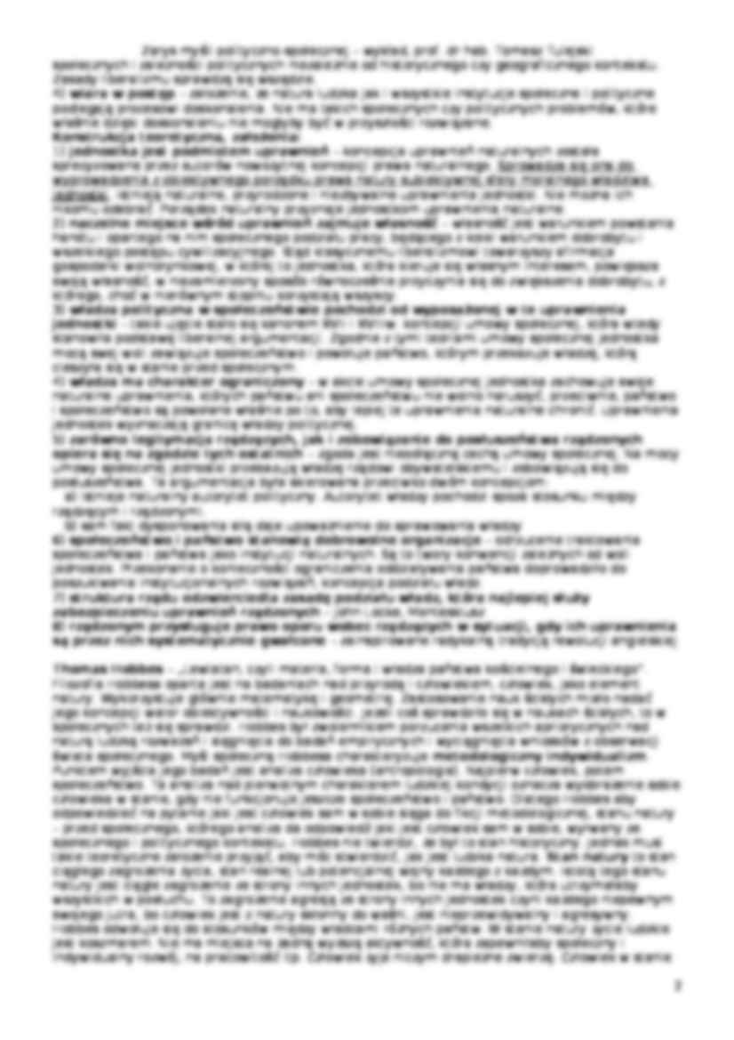 Doktryna polityczna - skrypt z wykładów - strona 2