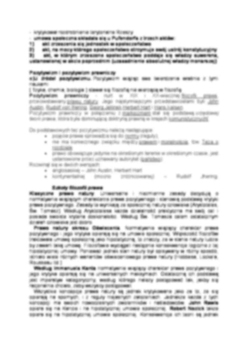Wykład - koncepcje dotyczące istoty prawa - strona 2