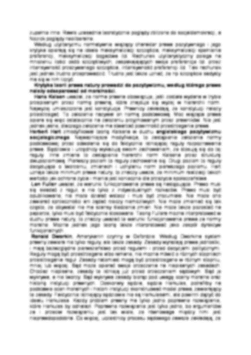 Wykład - koncepcje dotyczące istoty prawa - strona 3