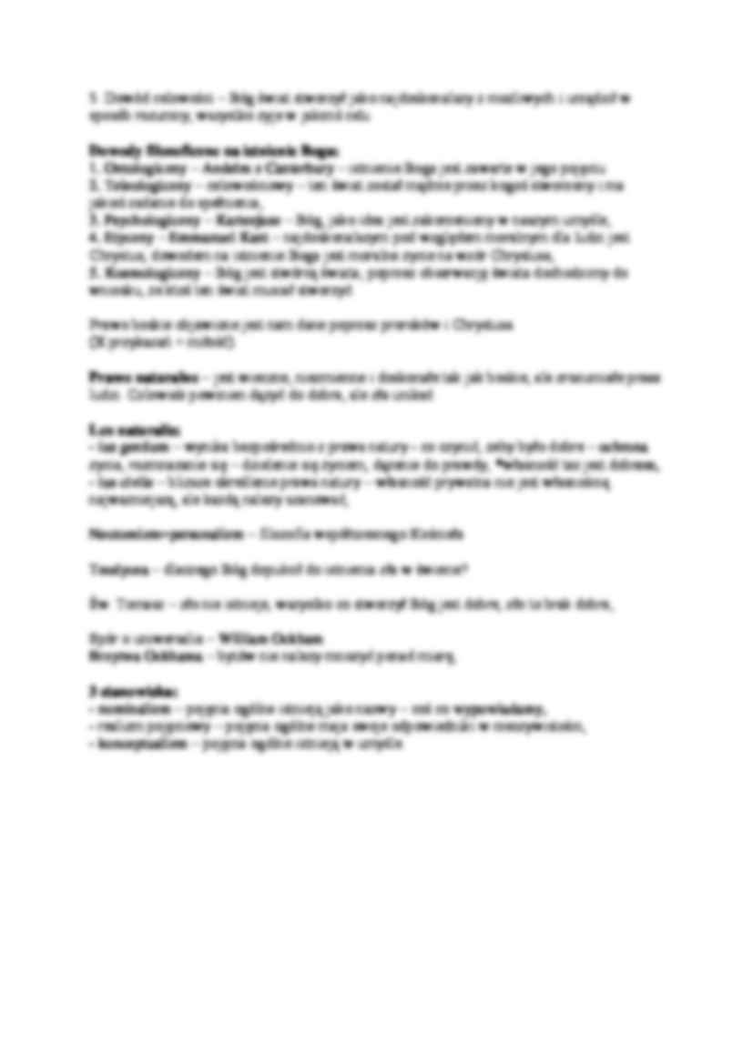 Filozoficzne dowody na istnienie Boga - wykład - strona 2