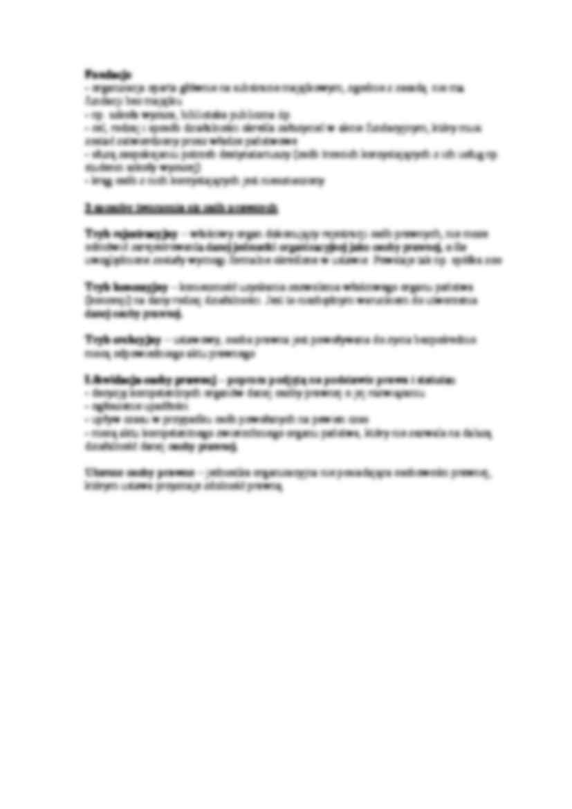 Przedmiot i podmiot stosunku prawnego - wykład - strona 3