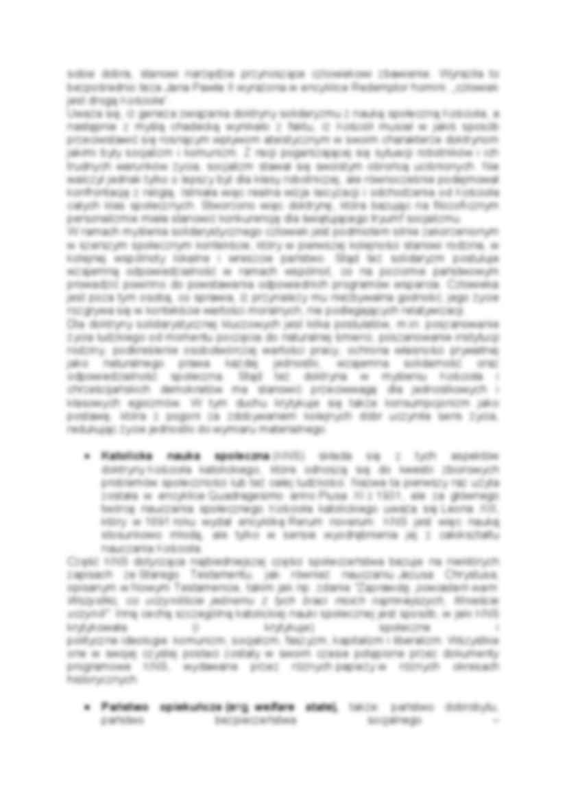 Alternatywy wobec liberalizmu, solidaryzm społeczny, komunizm, marksizm - wykład - strona 2
